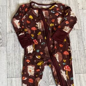 Little Sleepies Happy Hedgehogs Zippy size 0-3 Months